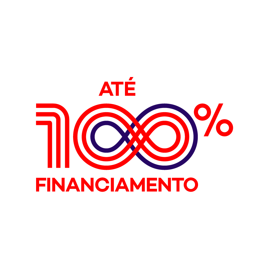 Logotipo 100% Financiamento (887 x 887 px) PNG