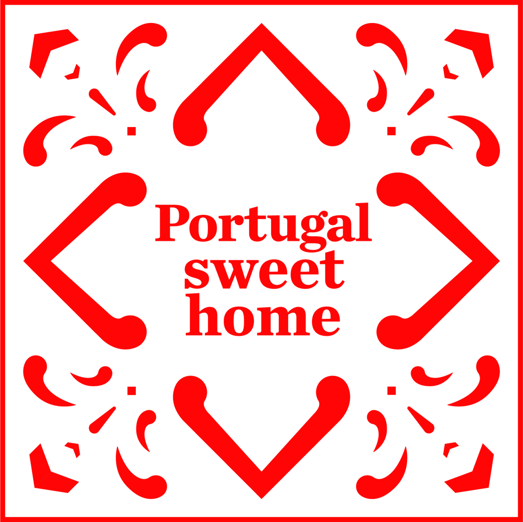 Logotipo Portugal Sweet Home - Vermelho (1701 x 1701 px) PNG