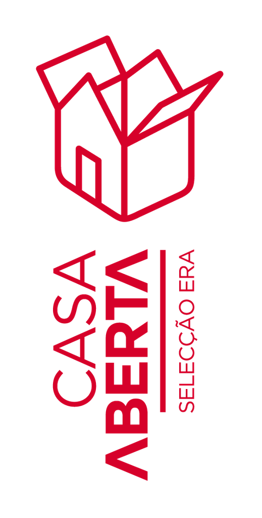 Logotipo Casa Aberta - Vermelho Vertical (598 x 1181 px) PNG