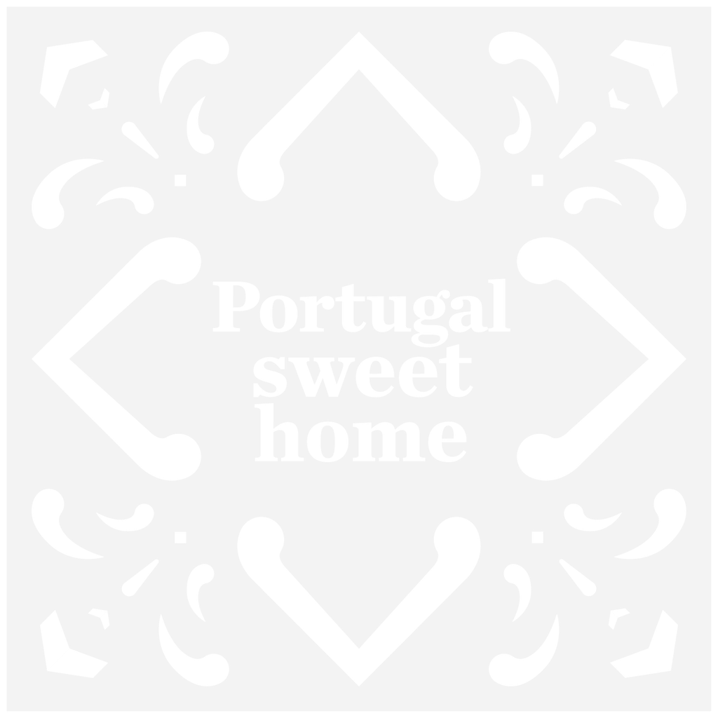 Logotipo Portugal Sweet Home - Branco (1701 x 1701 px) PNG